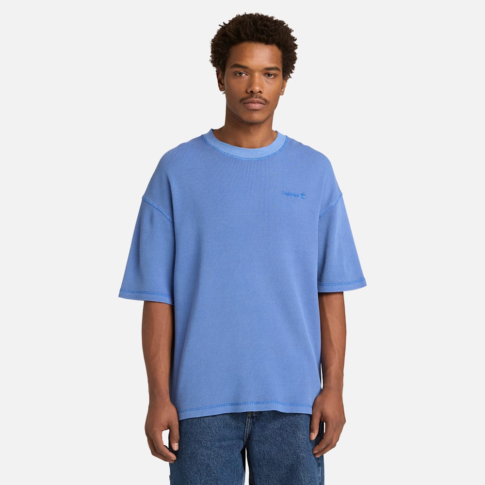ワッフル 半袖 Tシャツ ユニセックス 4