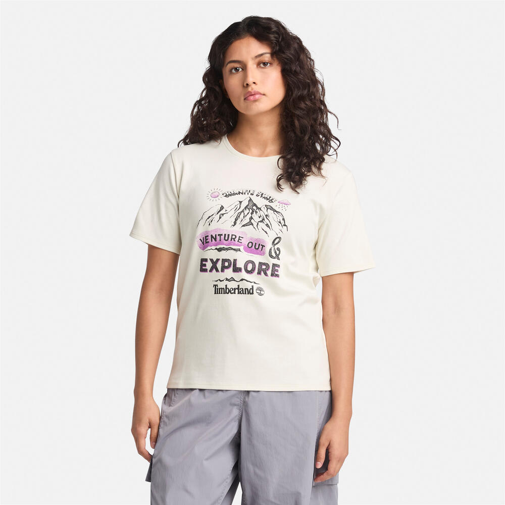 半袖 ティンバーフレッシュ™ フロント グラフィック Tシャツ レディース 1