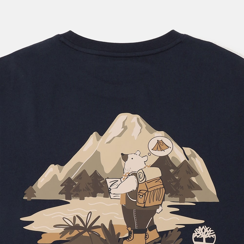 【WEB限定】ベア キャンプ グラフィック Tシャツ ユニセックス 4