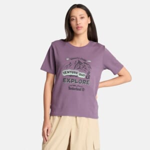 半袖 ティンバーフレッシュ™　フロント グラフィック Tシャツ レディース
