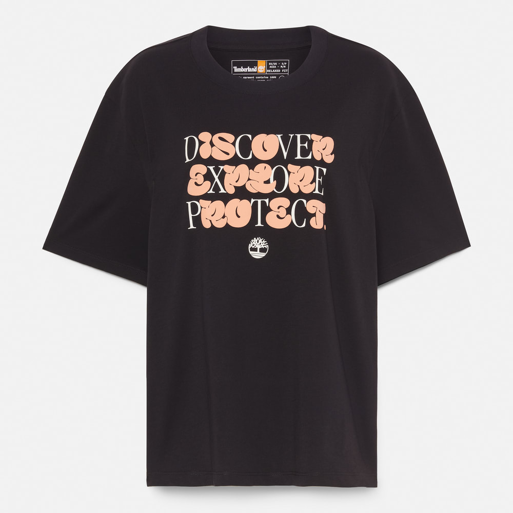 半袖 フロント グラフィック Tシャツ レディース 5