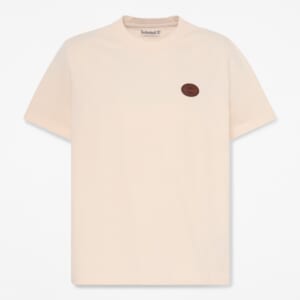 半袖レザー バッジ ヘビーウェイト Tシャツ メンズ