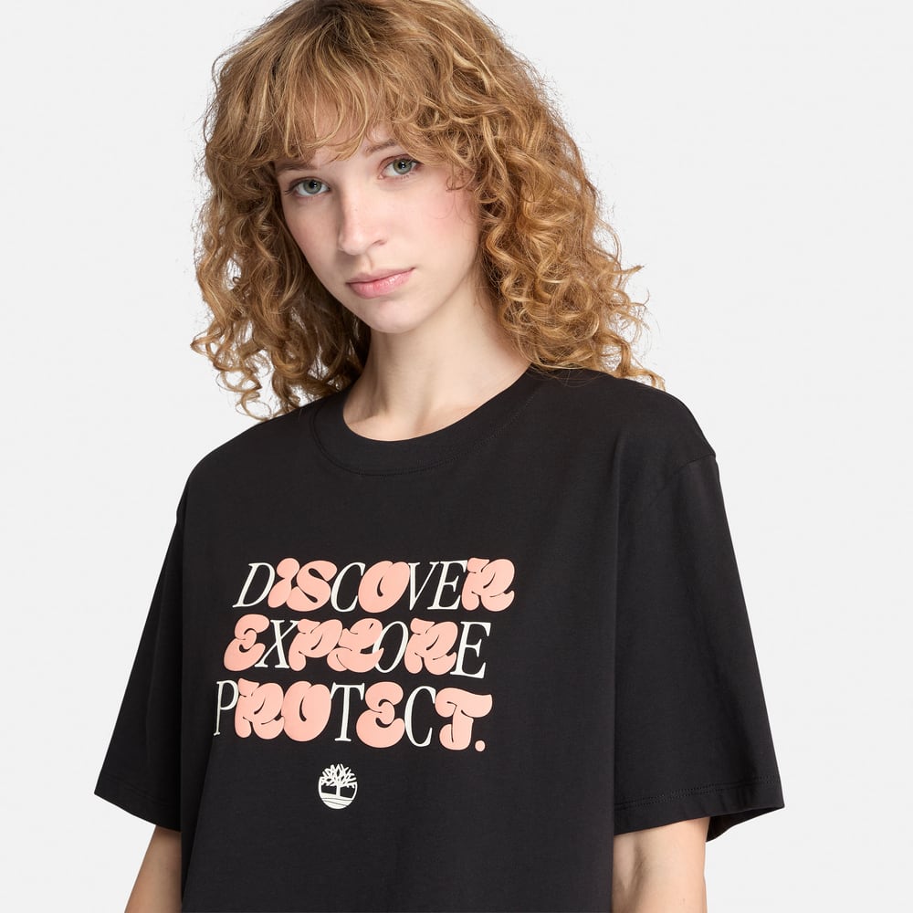 半袖 フロント グラフィック Tシャツ レディース 3