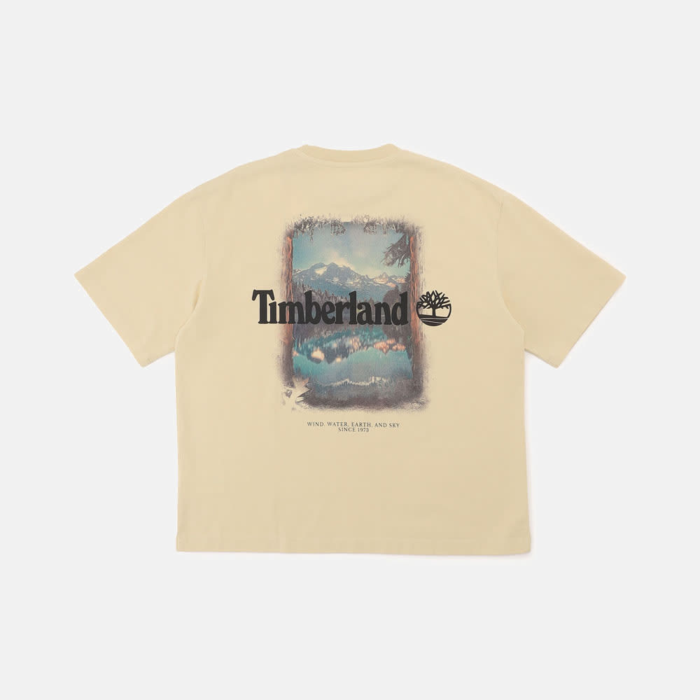 アウトドア フォト バック グラフィック 半袖 Tシャツ ユニセックス 2