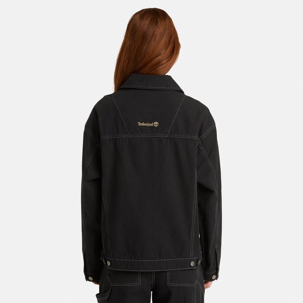 キャンバス トラッカー ジャケット レディース 4