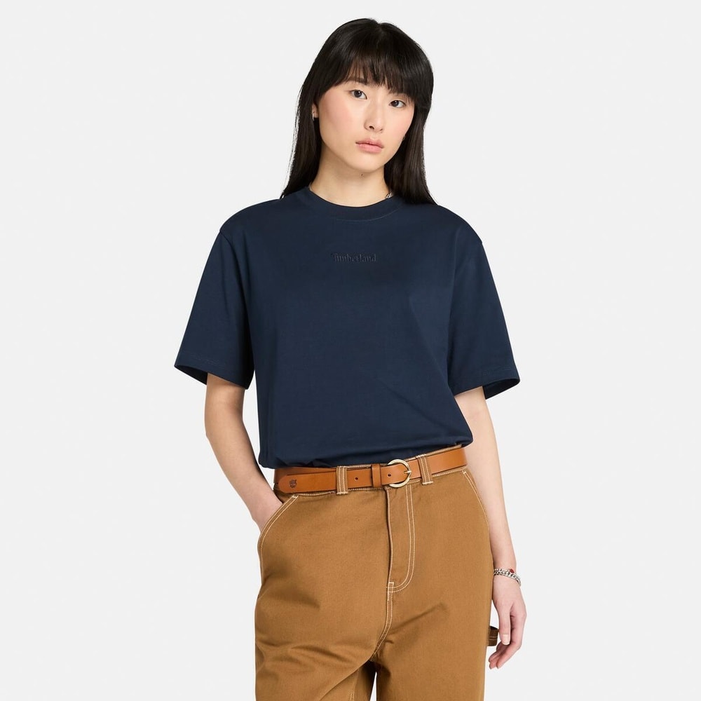 半袖 エンブロイダリー ロゴ Tシャツ ユニセックス 1