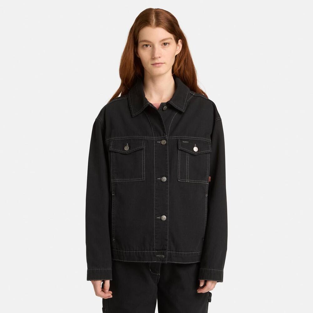 キャンバス トラッカー ジャケット レディース 1