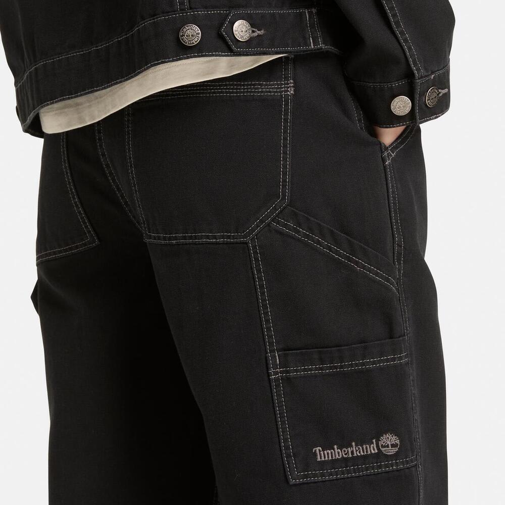 キャンバス ストレート パンツ レディース 3