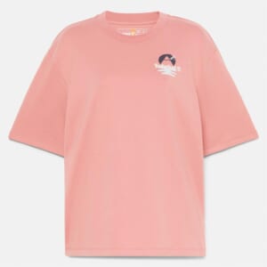ティンバーフレッシュ フロント バック グラフィック 半袖 Tシャツ レディース