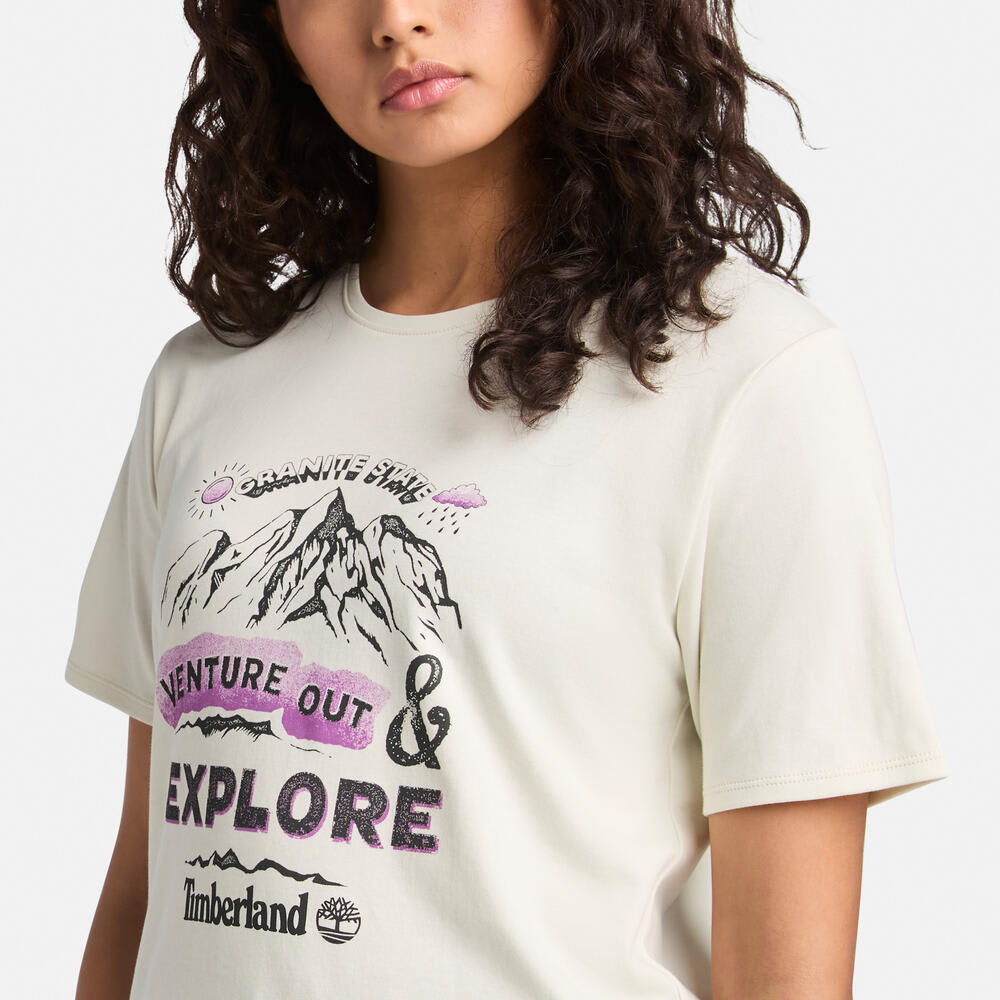 半袖 ティンバーフレッシュ™ フロント グラフィック Tシャツ レディース 3