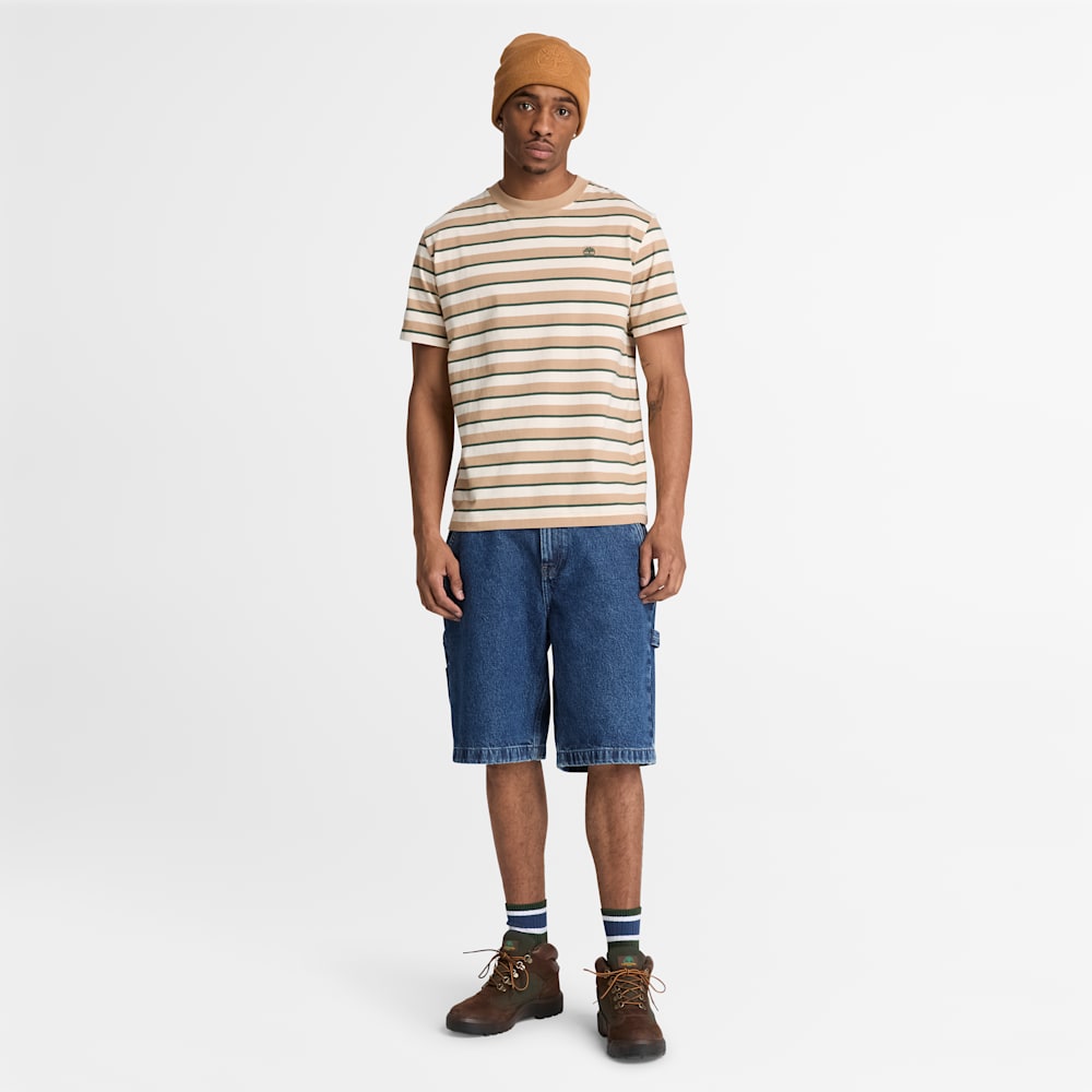 半袖 ストライプ Tシャツ メンズ 3