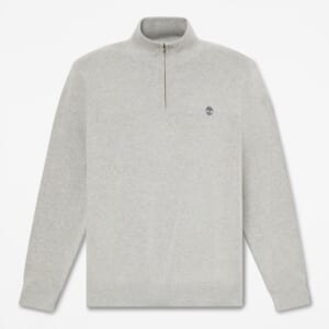 1/4ジップ コットン セーター メンズ