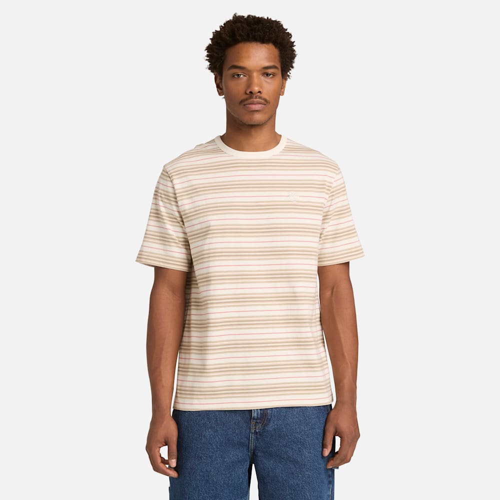 ストライプ 半袖 Tシャツ ユニセックス 4