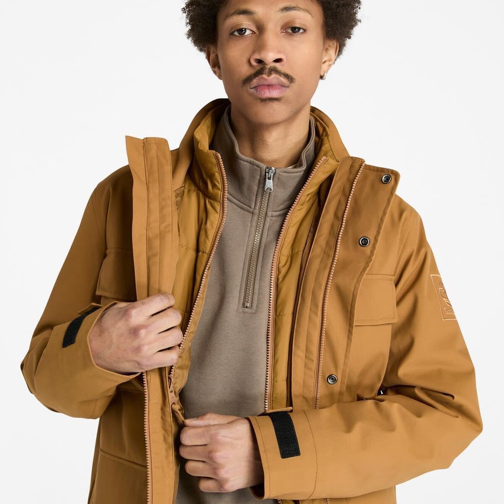 ウォーター レジスタント 3-in-1 フィールド ジャケット メンズ 3