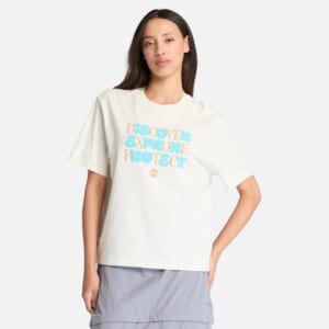 半袖 フロント グラフィック Tシャツ レディース