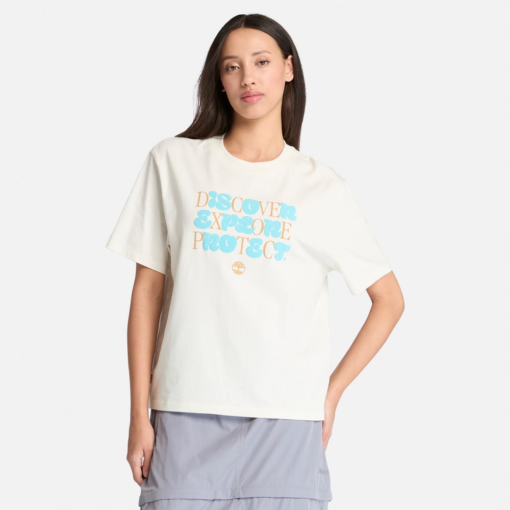 半袖 フロント グラフィック Tシャツ レディース 1