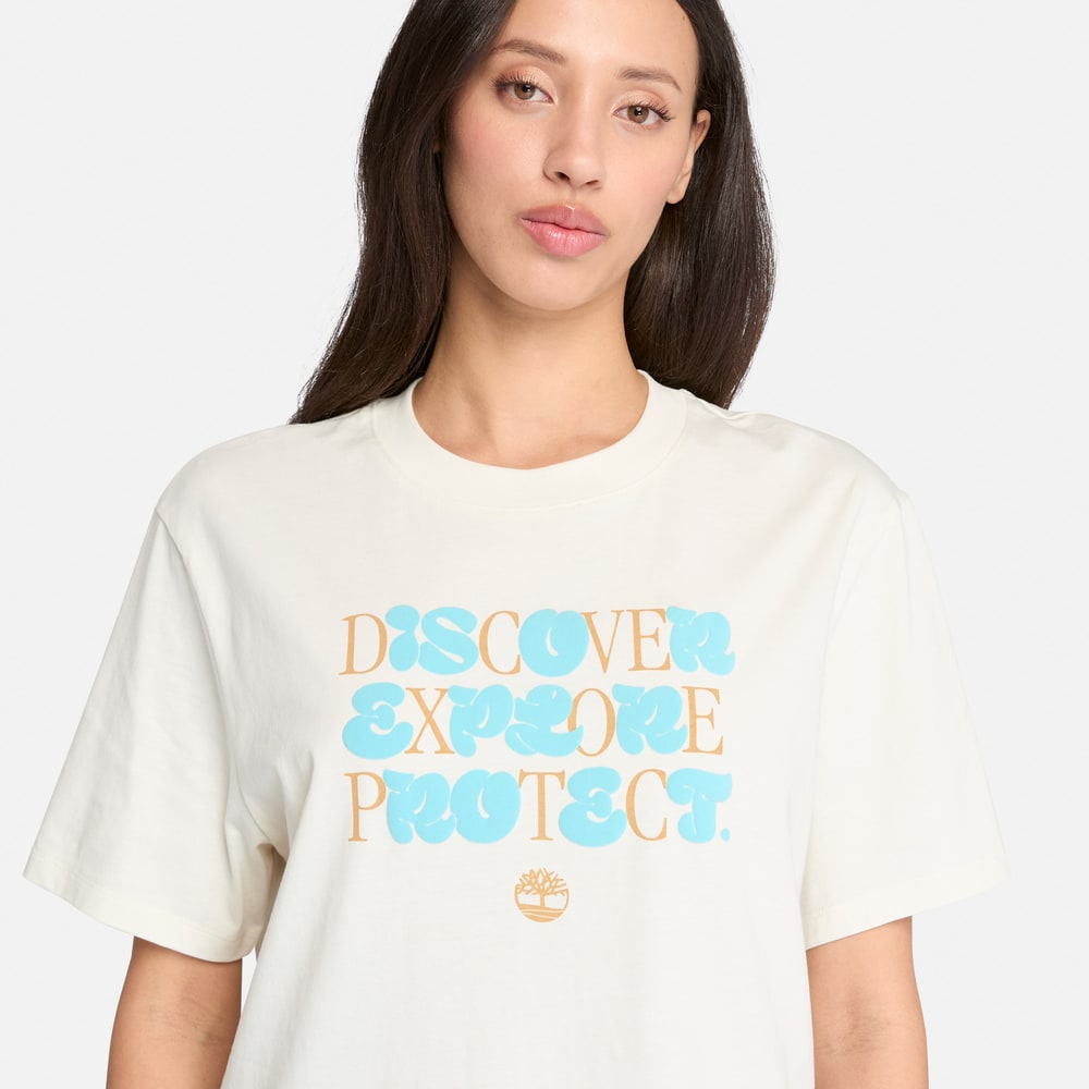 半袖 フロント グラフィック Tシャツ レディース 3