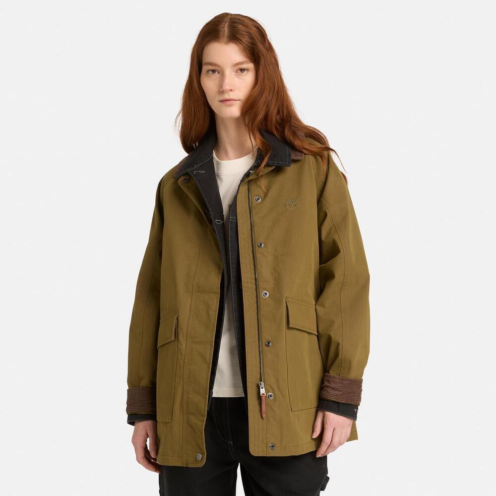 ウォータープルーフ バーン コート レディース 2