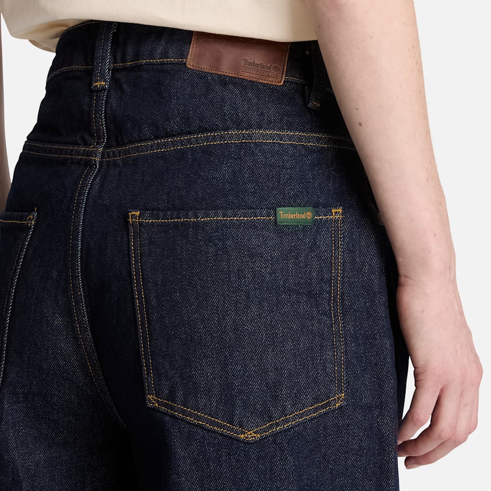 5ポケット ワイドレッグ デニム パンツ レディース 5